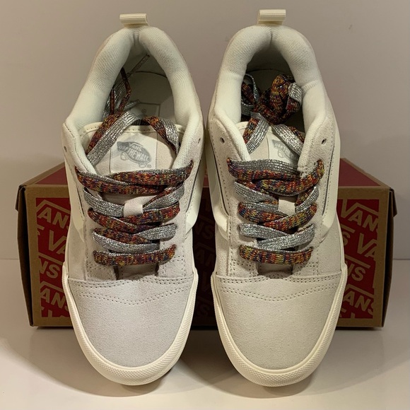 [BRAND NEW] VANS KNU STACK WHITE MULTI-COLOR LACES WOMENS SHOES SIZE 7 SNEAKERS - Picture 6 of 9